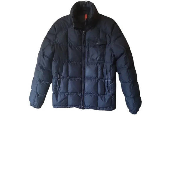 J. Crew Expedition Down Compact Weave Hooded Puffer Jacket Men's Small Gorpcore - Picture 1 of 13